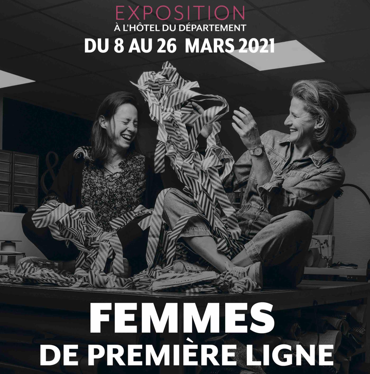 Affiche de l'exposition "Femmes de première ligne"