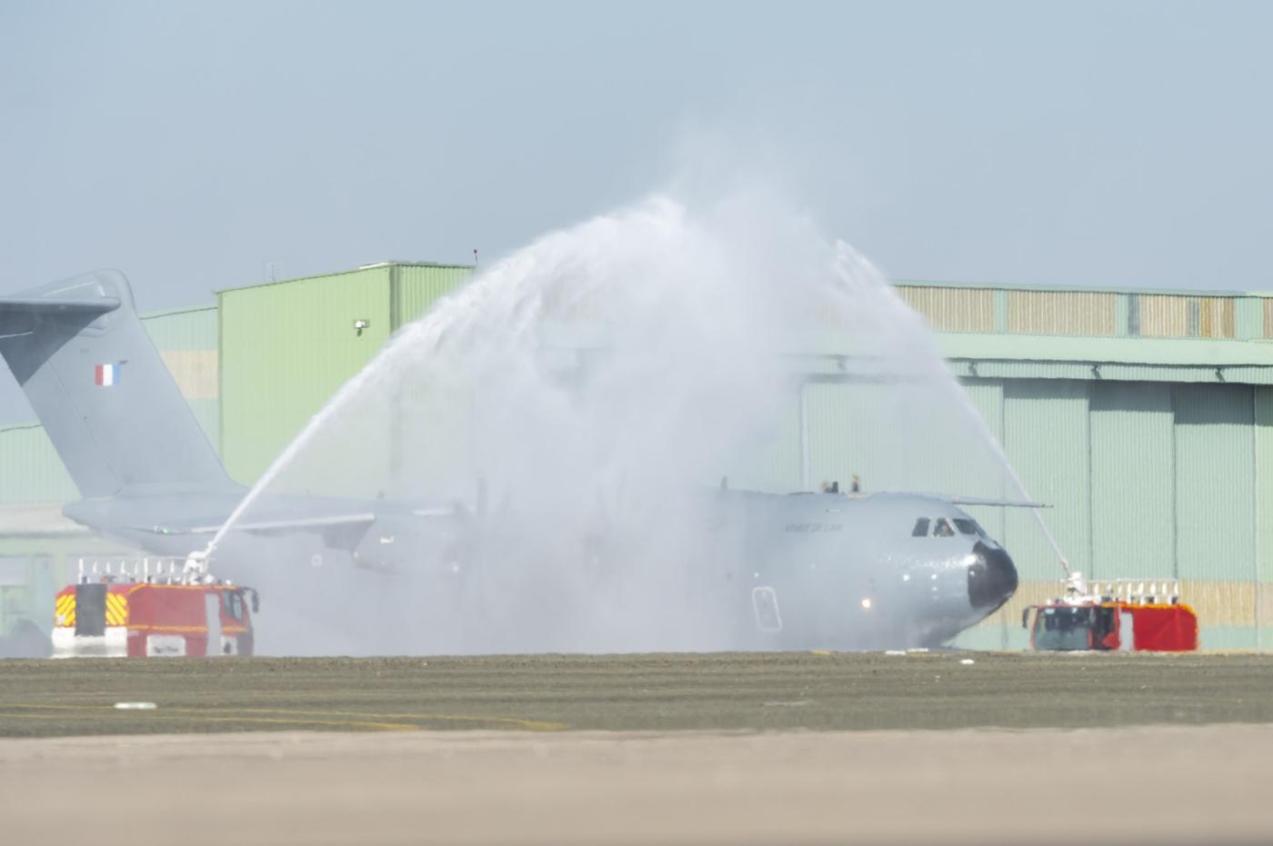 Airbus A400M Atlas exclusivité de la base aérienne d’Orléans-Bricy - pompiers