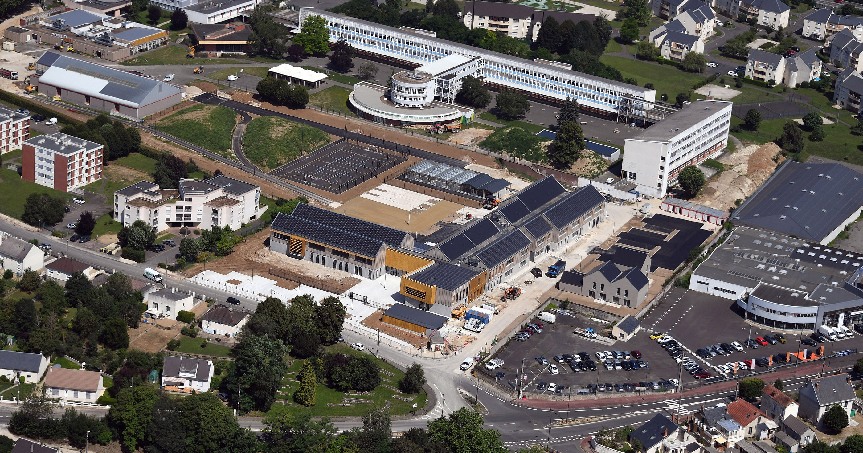 Collège de Pithiviers fin juillet 2021