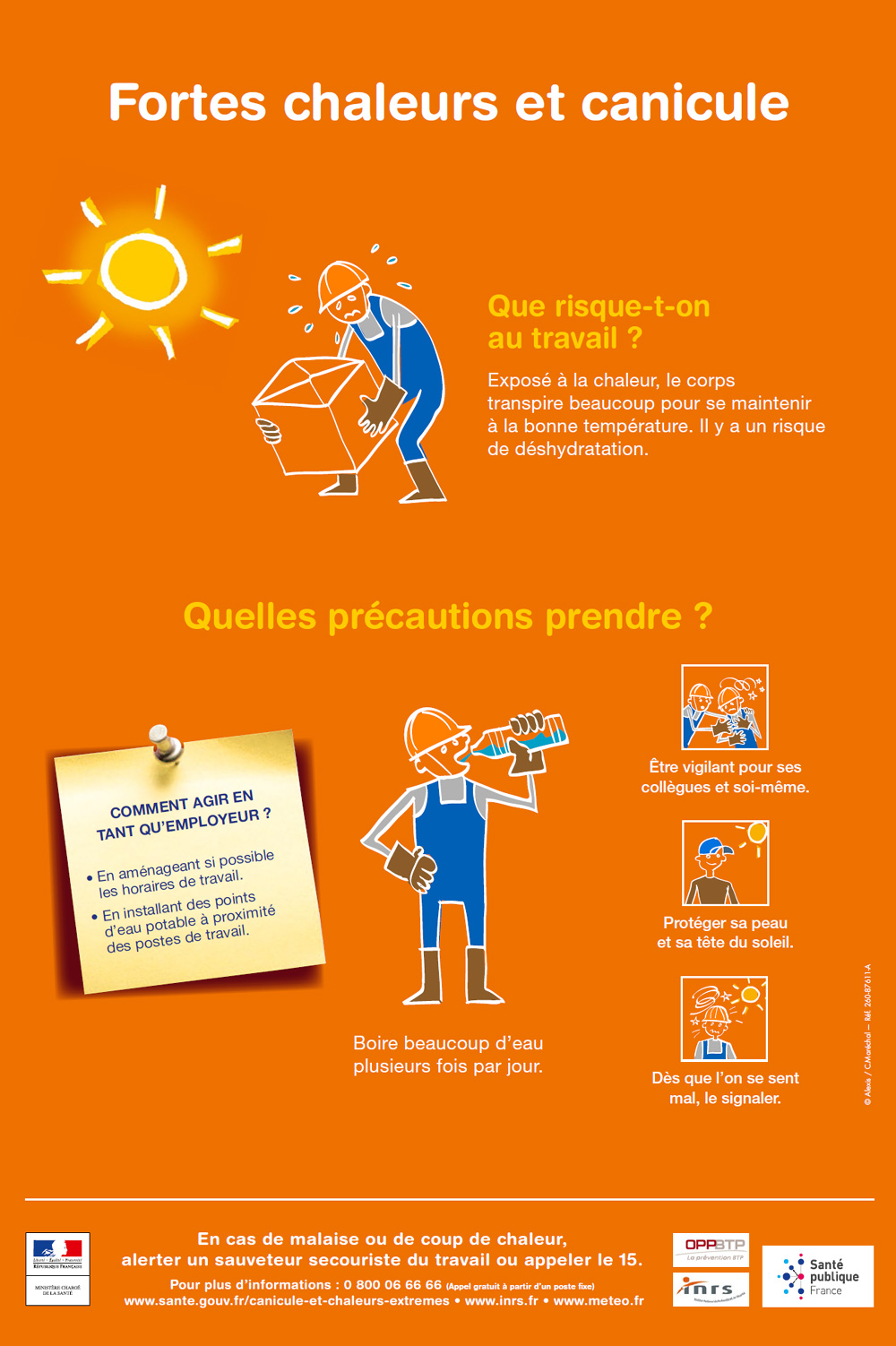 canicule et travail