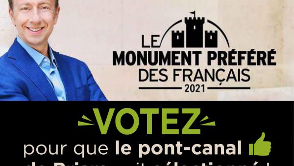 Votez pour que le pont-canal de Briare soit élu Monument préféré des Français !