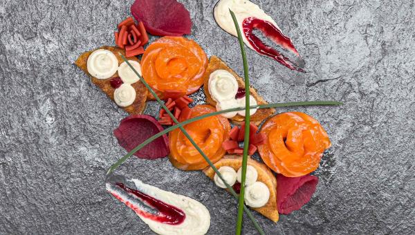 Les élèves de l’école Saint-Louis à Montargis se préparent pour le Menu signature Loiret  - plat entrée