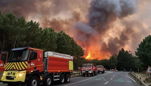 Incendie à La Teste-de-Buch