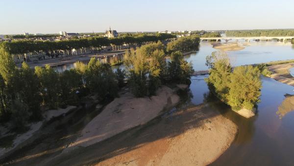 La Loire à Orléans, le 4 juillet 