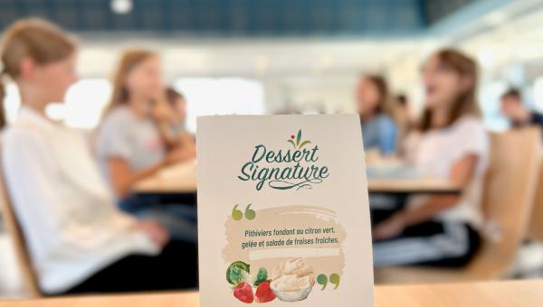Le menu signature Loiret s’invite au collège ! étiquette Menu signature