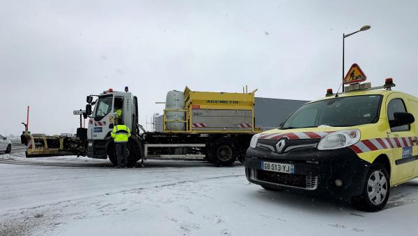 Intervention routes froid neige janvier 2024