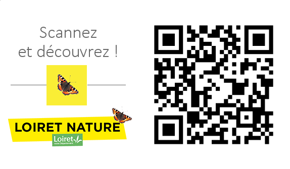 Scannez le QR Code pour télécharger l'application Loiret Nature