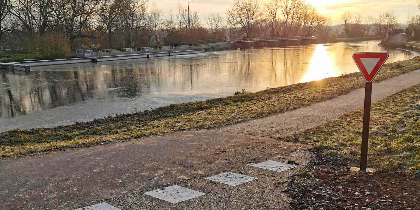 Jonction entre la véloroute du canal d'Orléans et la Scandibérique