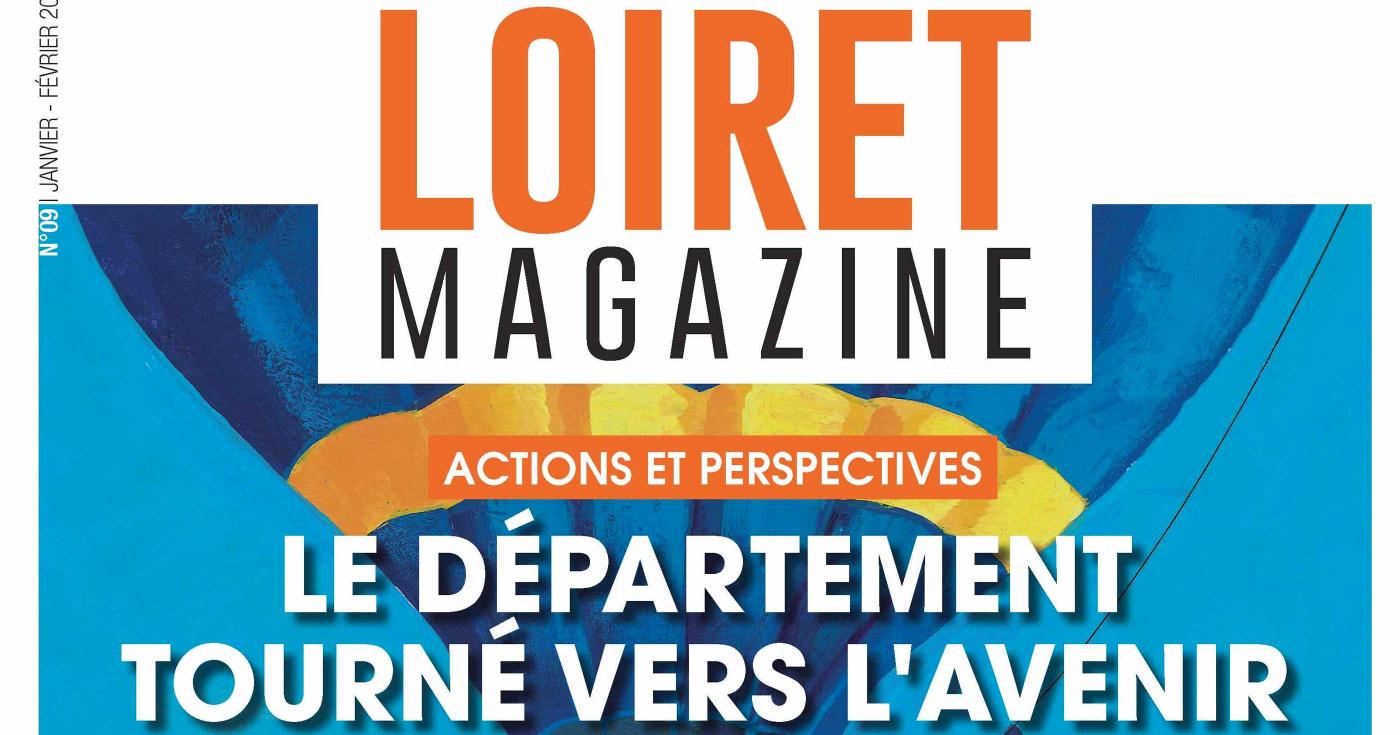 Couv Loiret Magazine actu janvier 2018