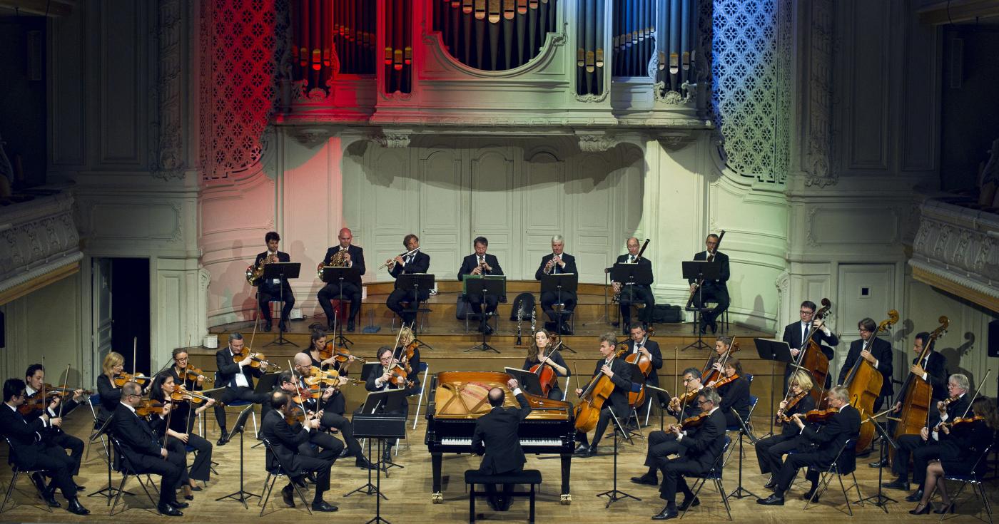 François Dumont et l'orchestre symphonique de Bretagne.