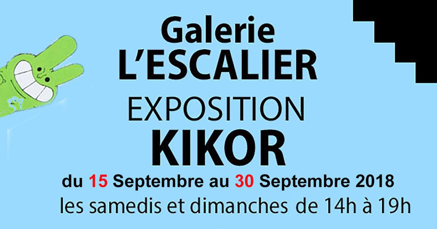 Exposition Kikor1 à la galerie l'Escalier - Orléans