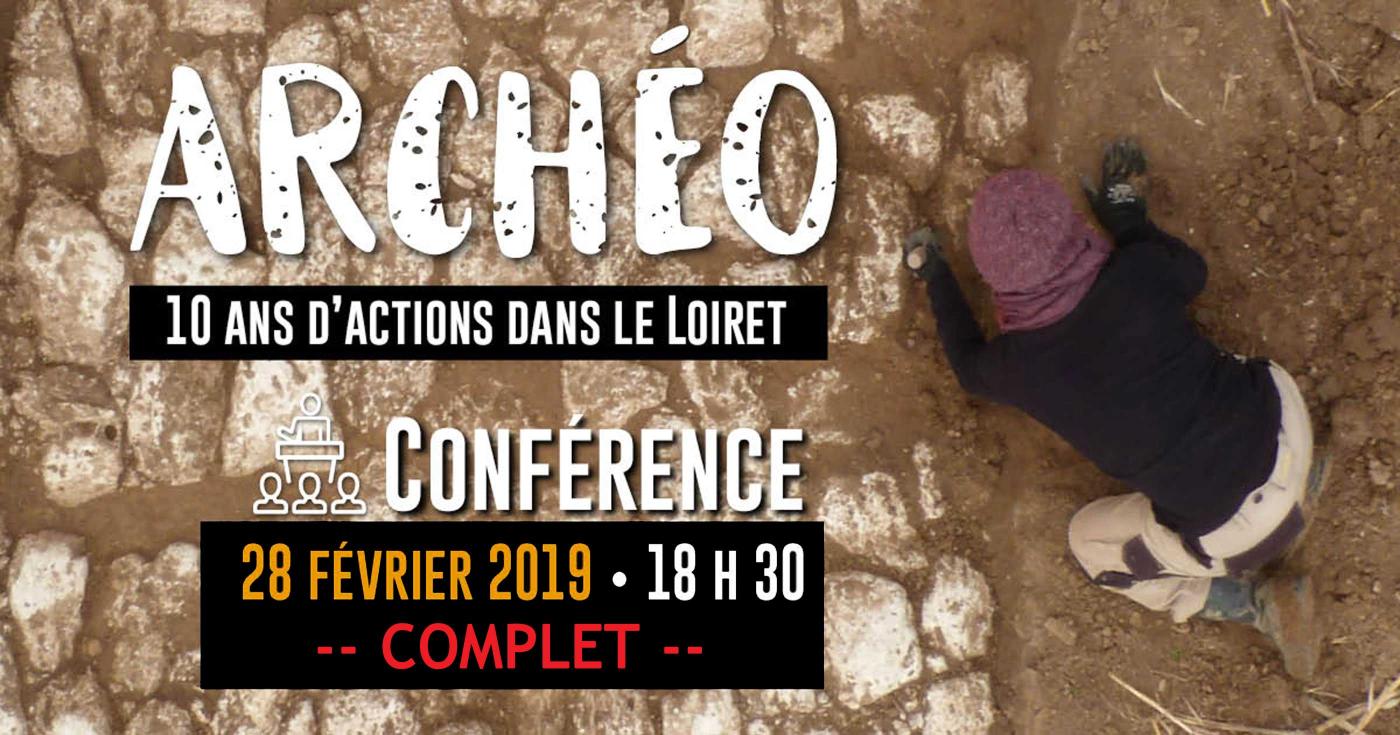 Affiche conférence archéo