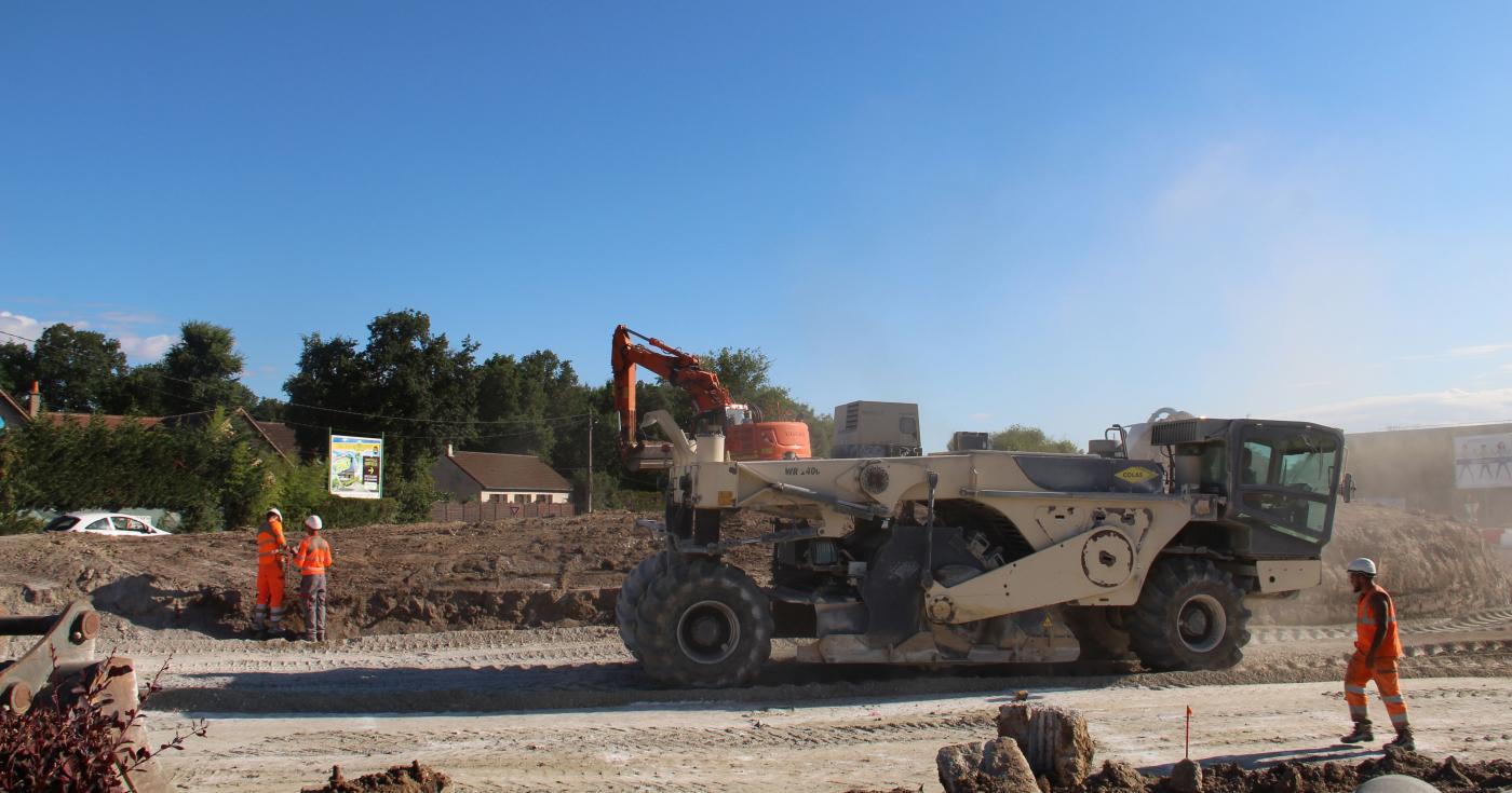 Travaux sur les routes du Département