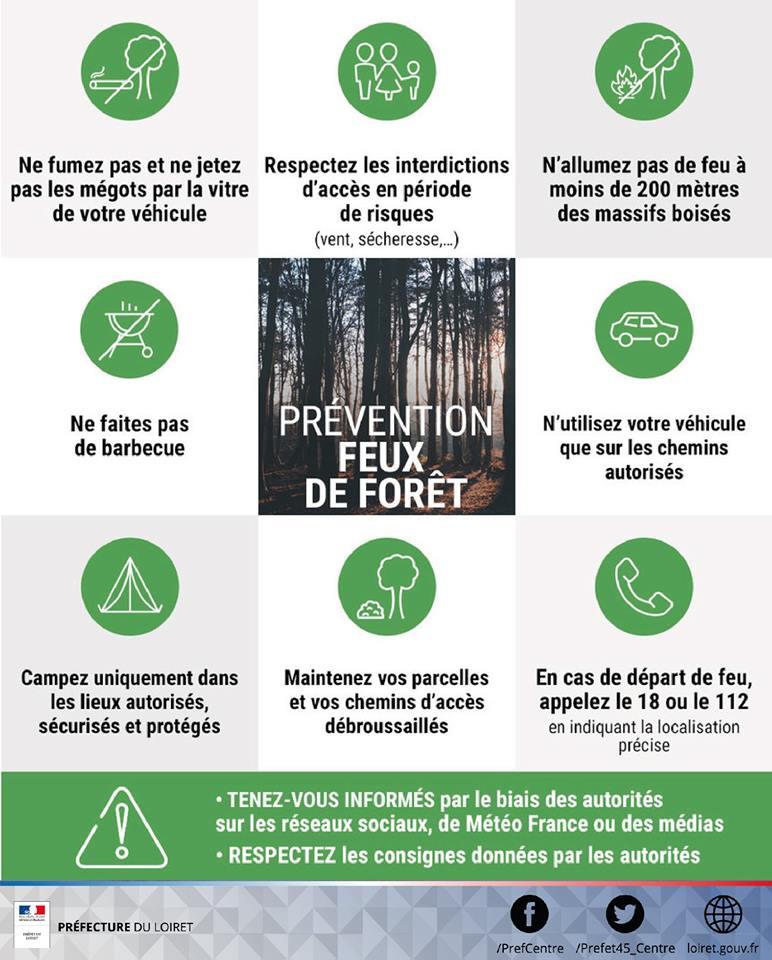 Conduite à tenir - feux de forêt