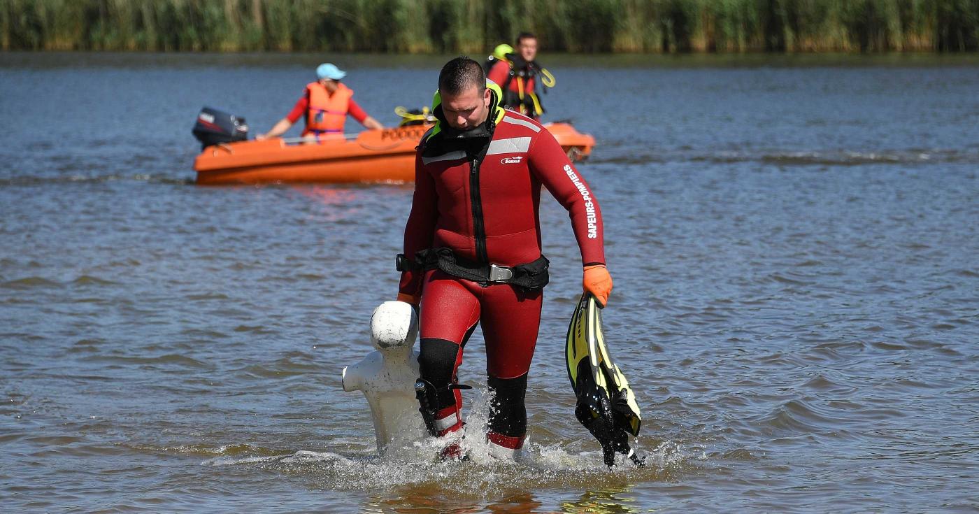 Budget participatif 2019 - L'étang de la vallée - sapeurs-pompiers en entraînement