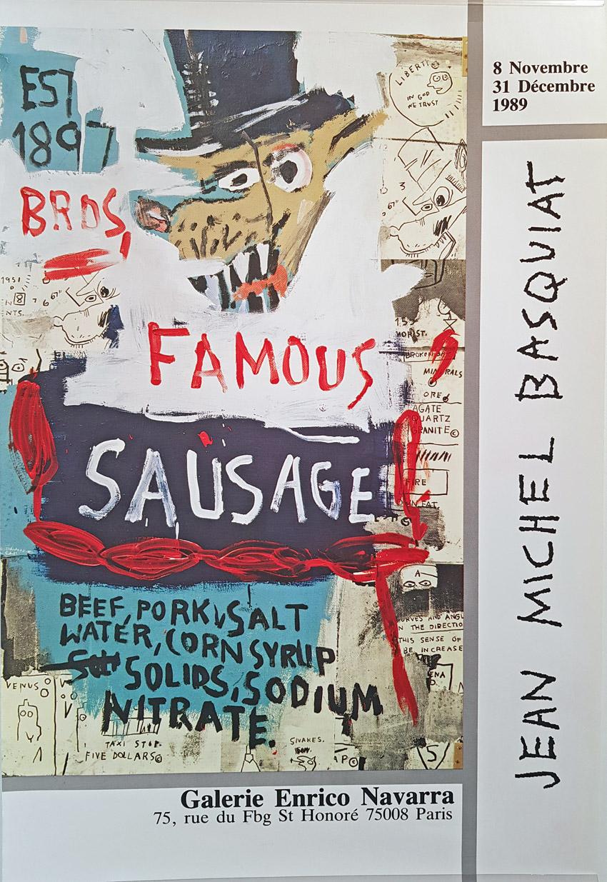 Exposition sérigraphie - Michel Dubois - Affiche Basquiat