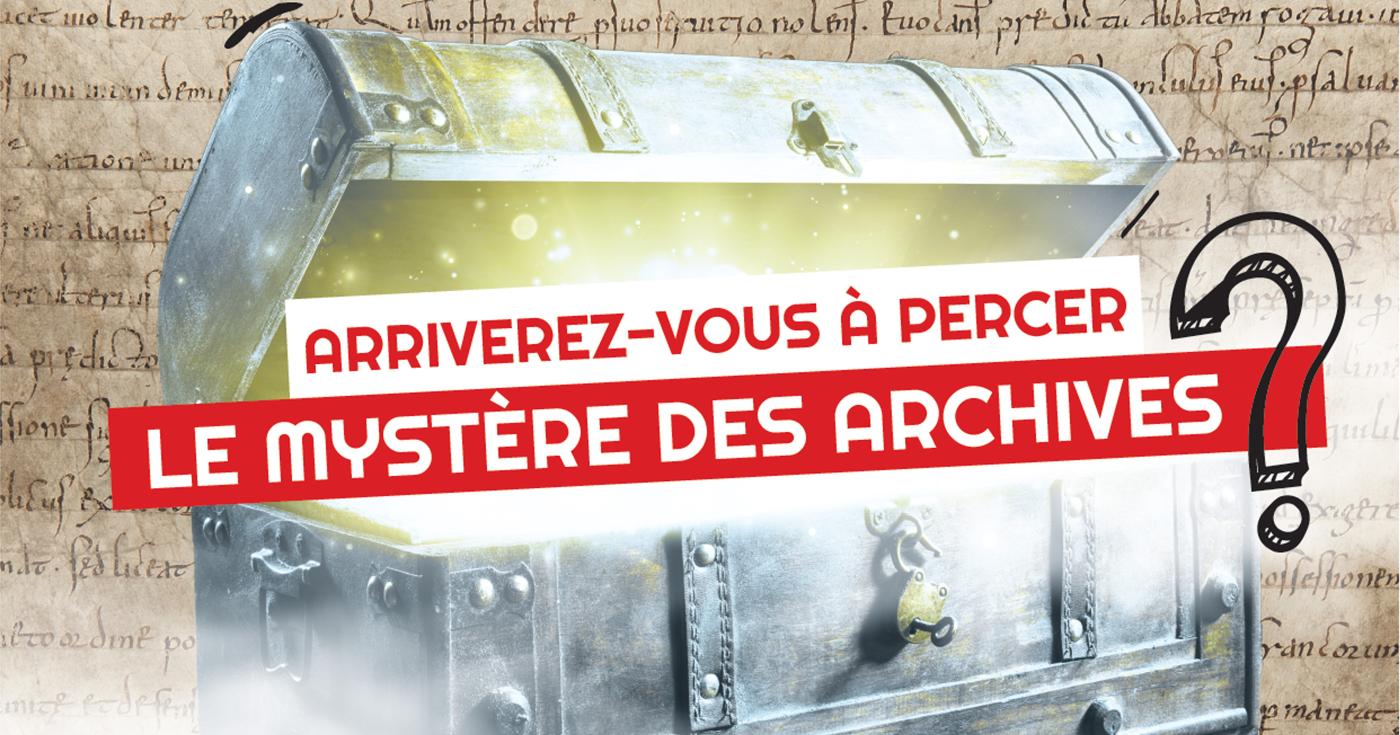 Un escape game pour s'amuser et découvrir les missions des archivistes départementaux.