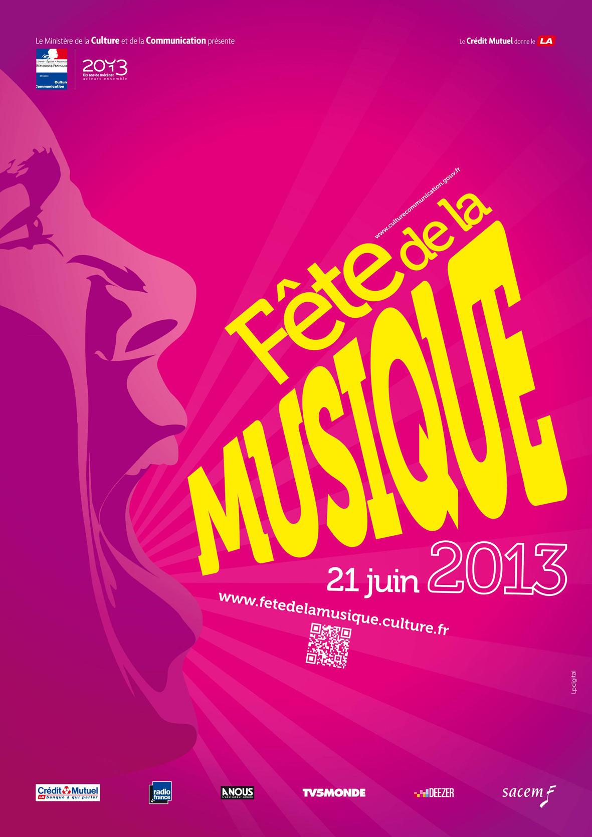 Fête de la musique 2020 - affiche fête de la musique LP Digital- FDS