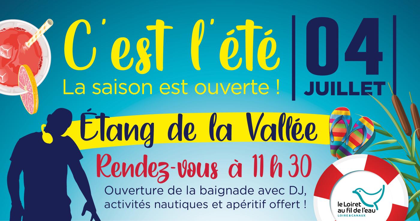 Lancement festif de la saison estivale à l'étang de la Vallée, à Combreux