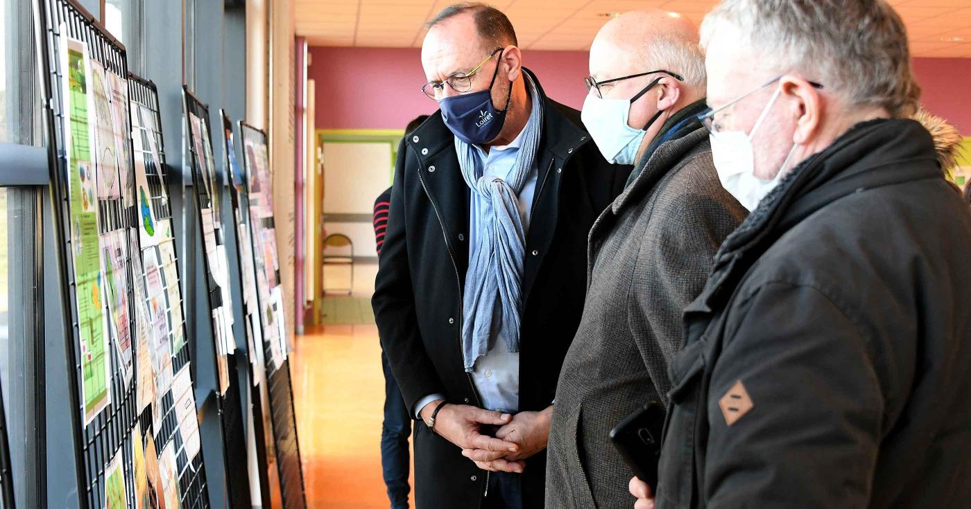 Collège de Ferrières : la mise en œuvre du premier budget participatif collège a débuté  - président Gaudet en visite