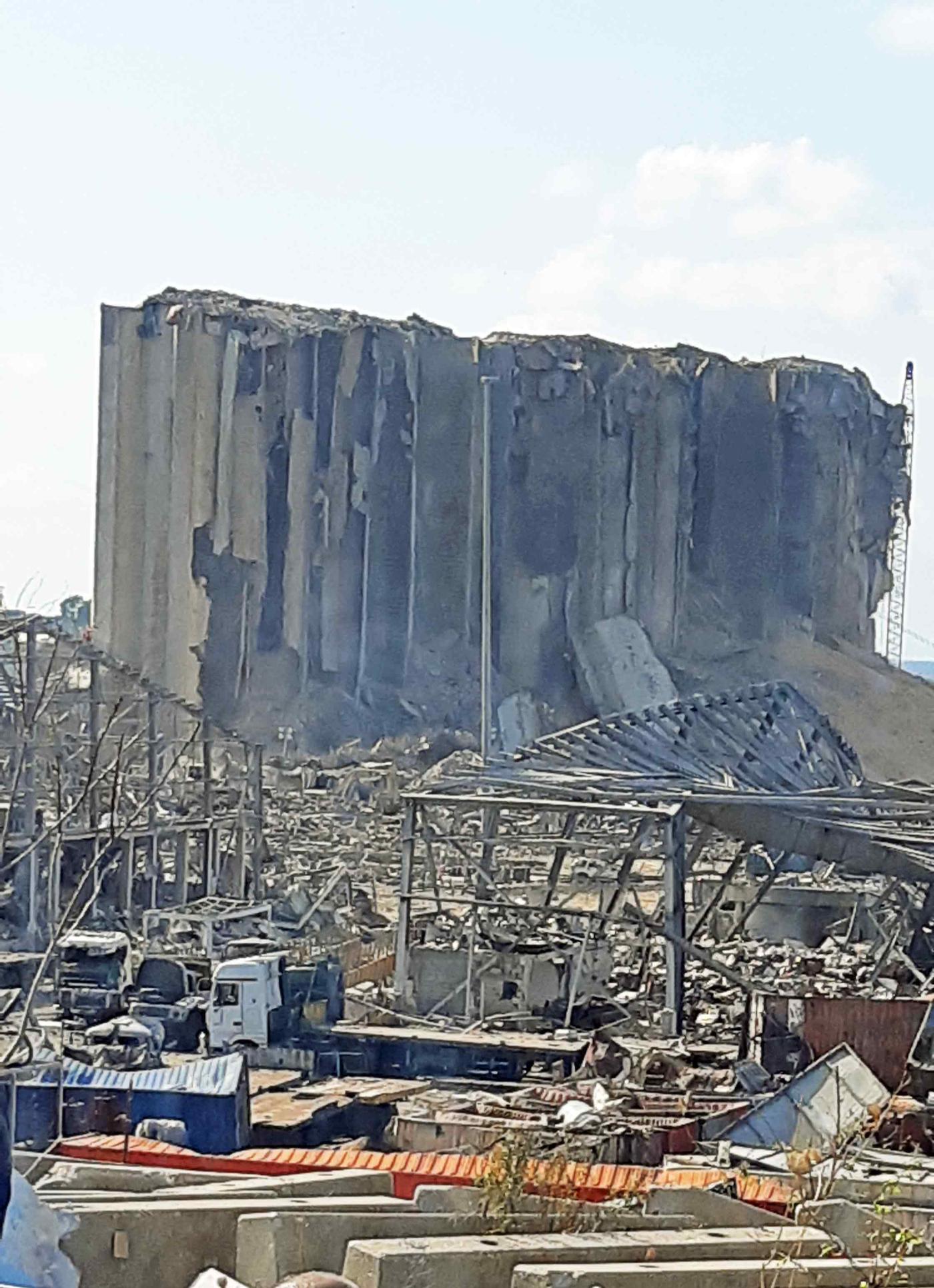 Témoignage de deux pompiers loirétains de retour de Beyrouth - Ruines