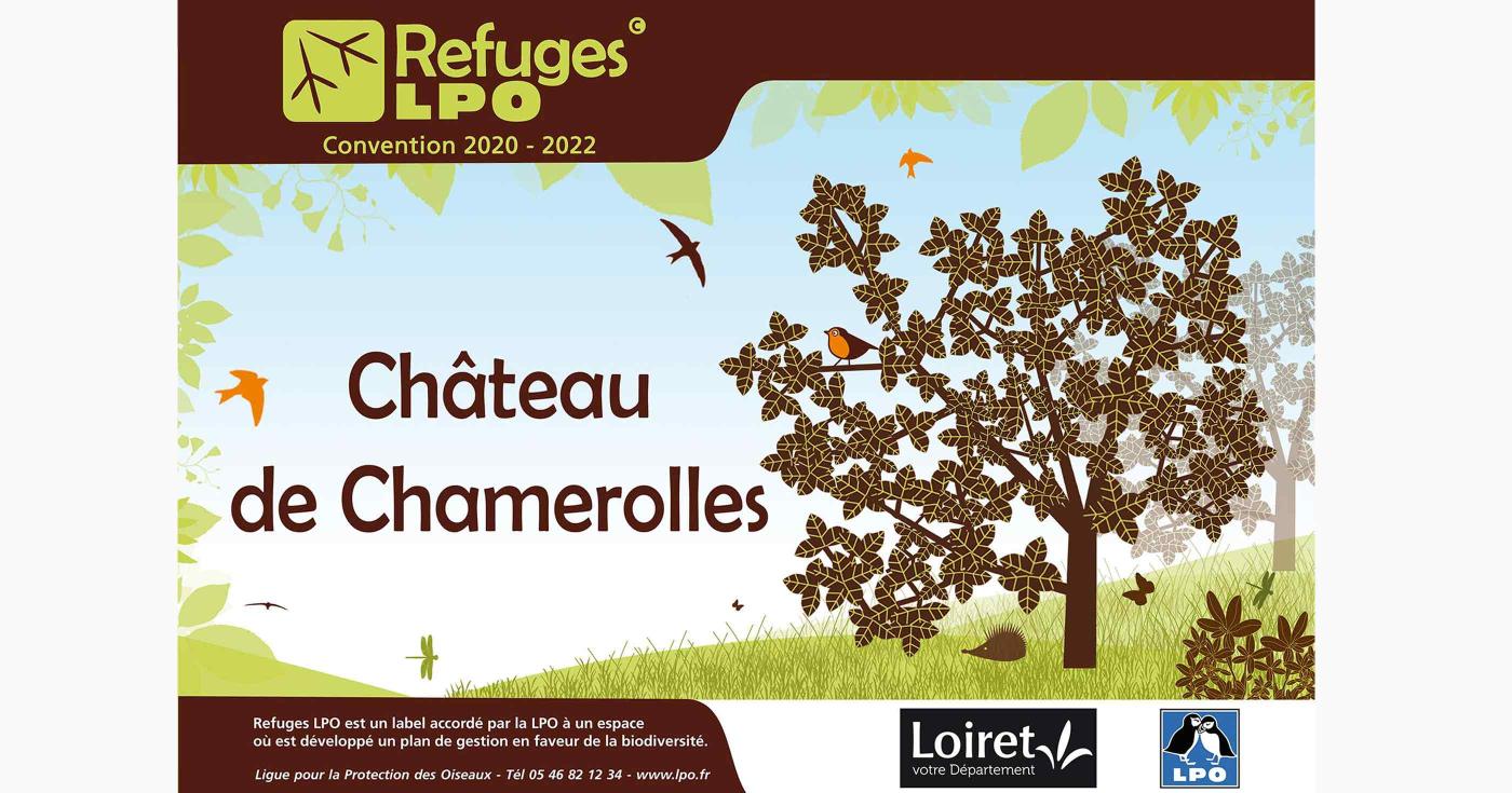 Château de Chamerolles, labellisé refuge pour les oiseaux