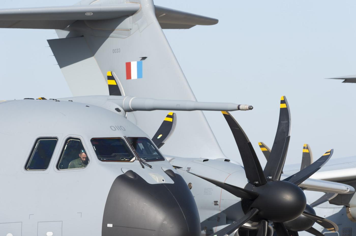 Airbus A400M Atlas exclusivité de la base aérienne d’Orléans-Bricy - hélices