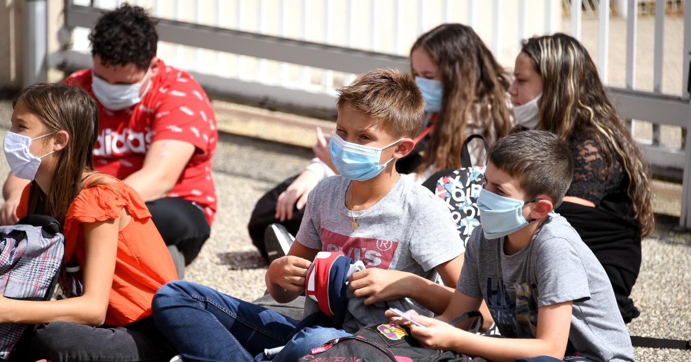 Rentrée scolaire le 1er septembre 2020 au collège Albert-Camus à Briare