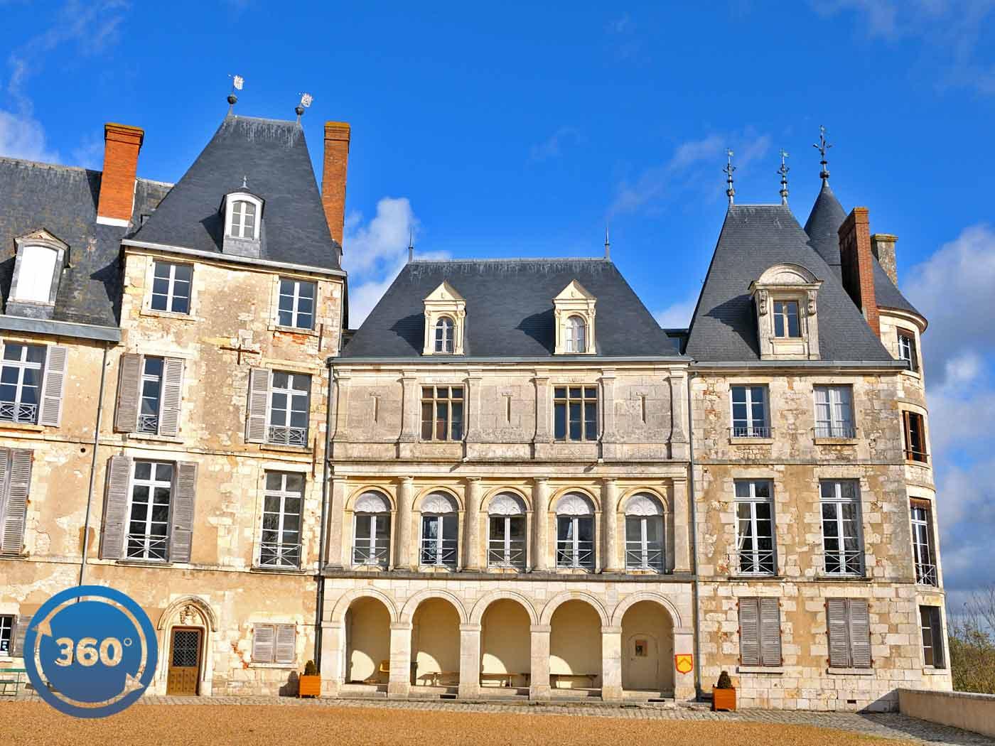 Photo illustration pour la visite 360 du château de Saint-Brisson