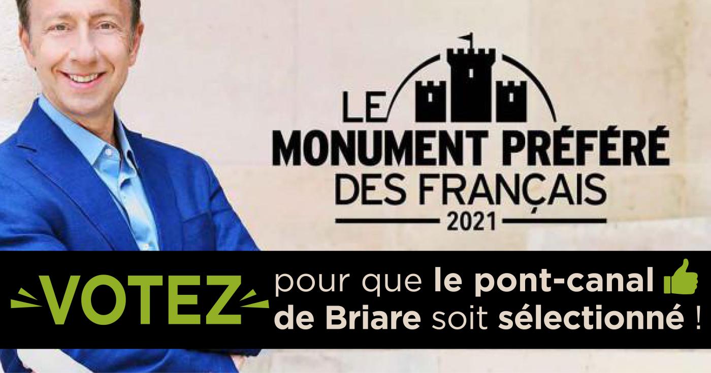 Votez pour que le pont-canal de Briare soit élu Monument préféré des Français !