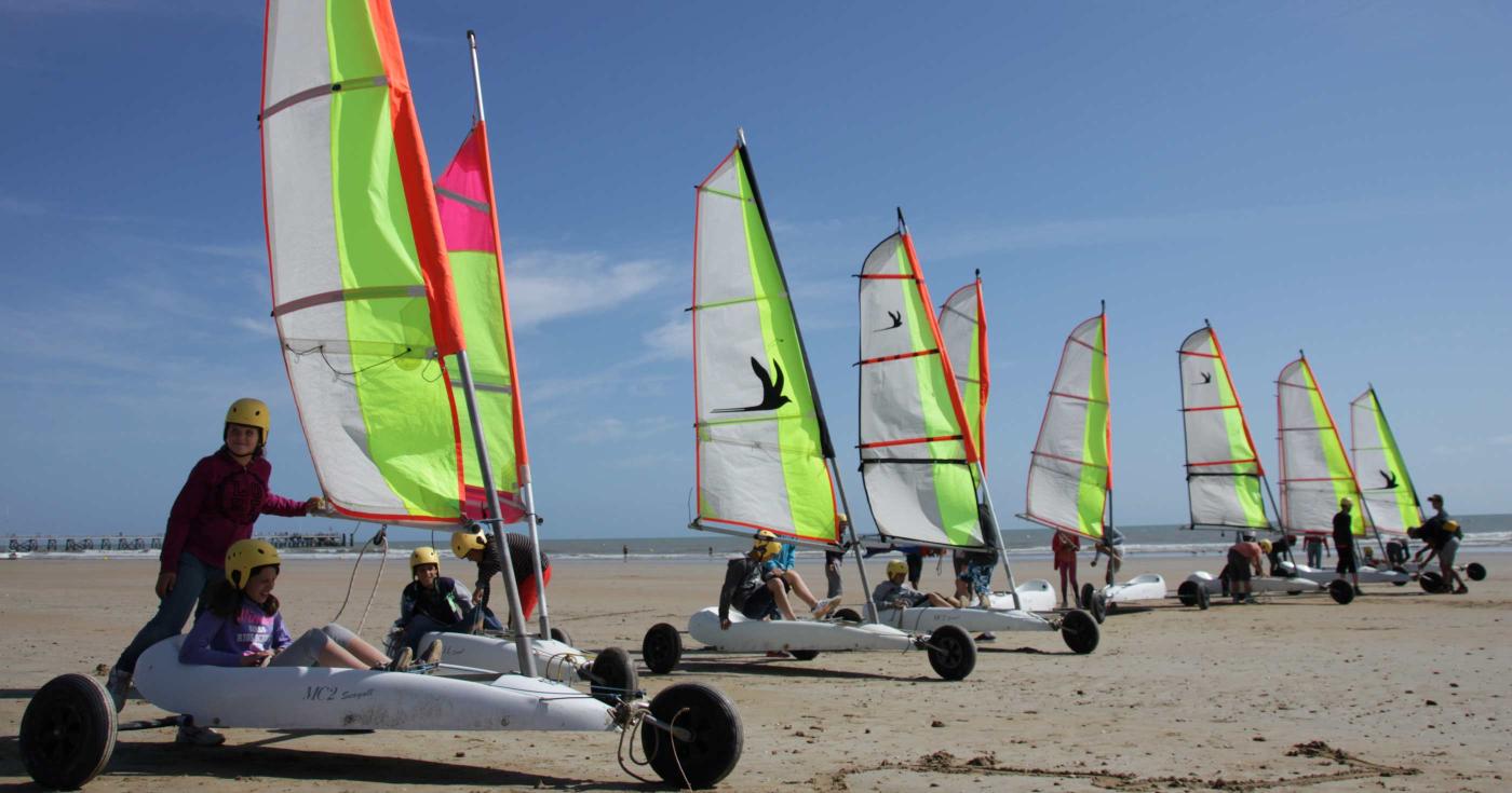 Les jolies colonies de vacances ! char à voile