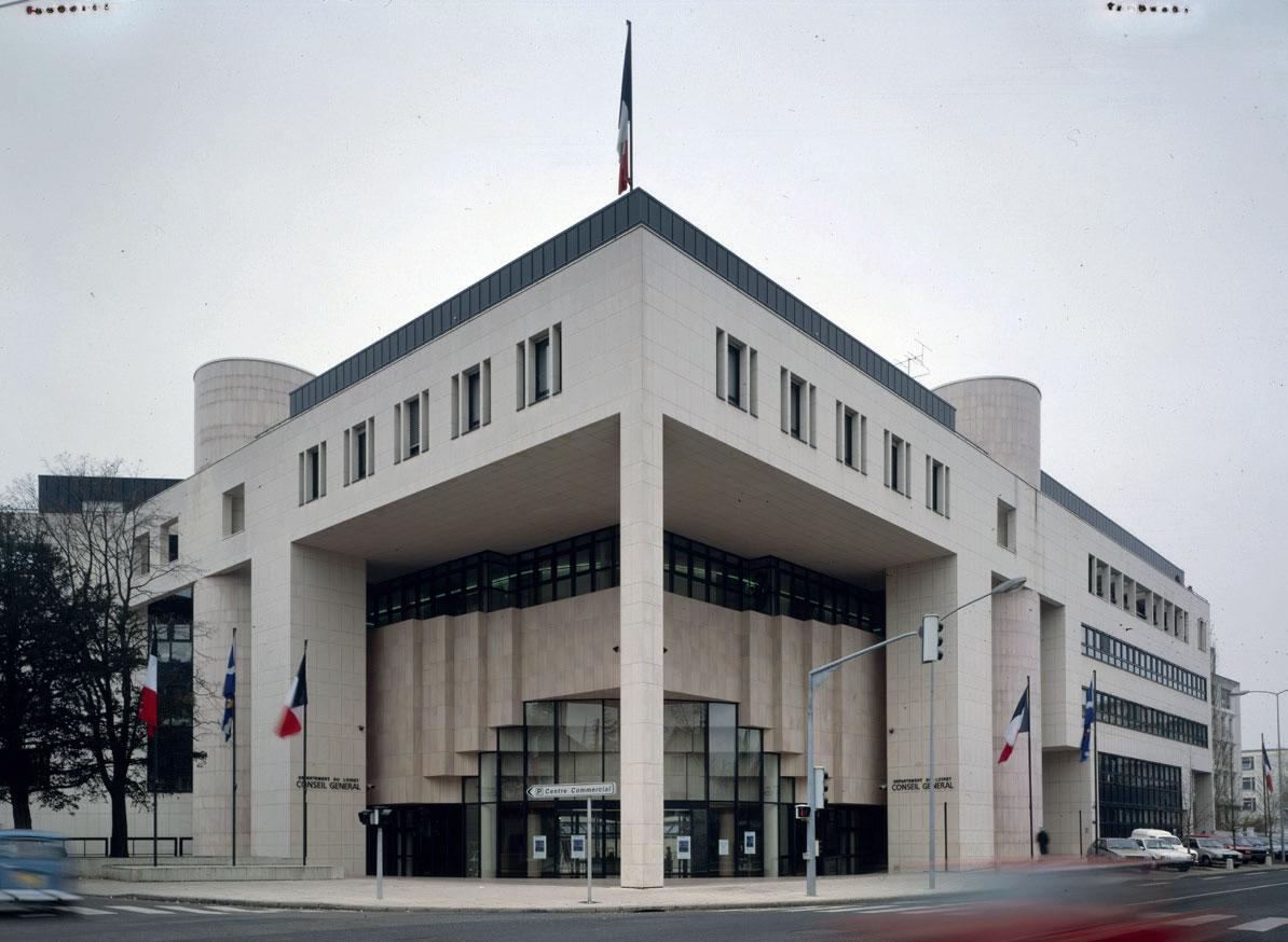 Hôtel du Département à Orléans en 1988