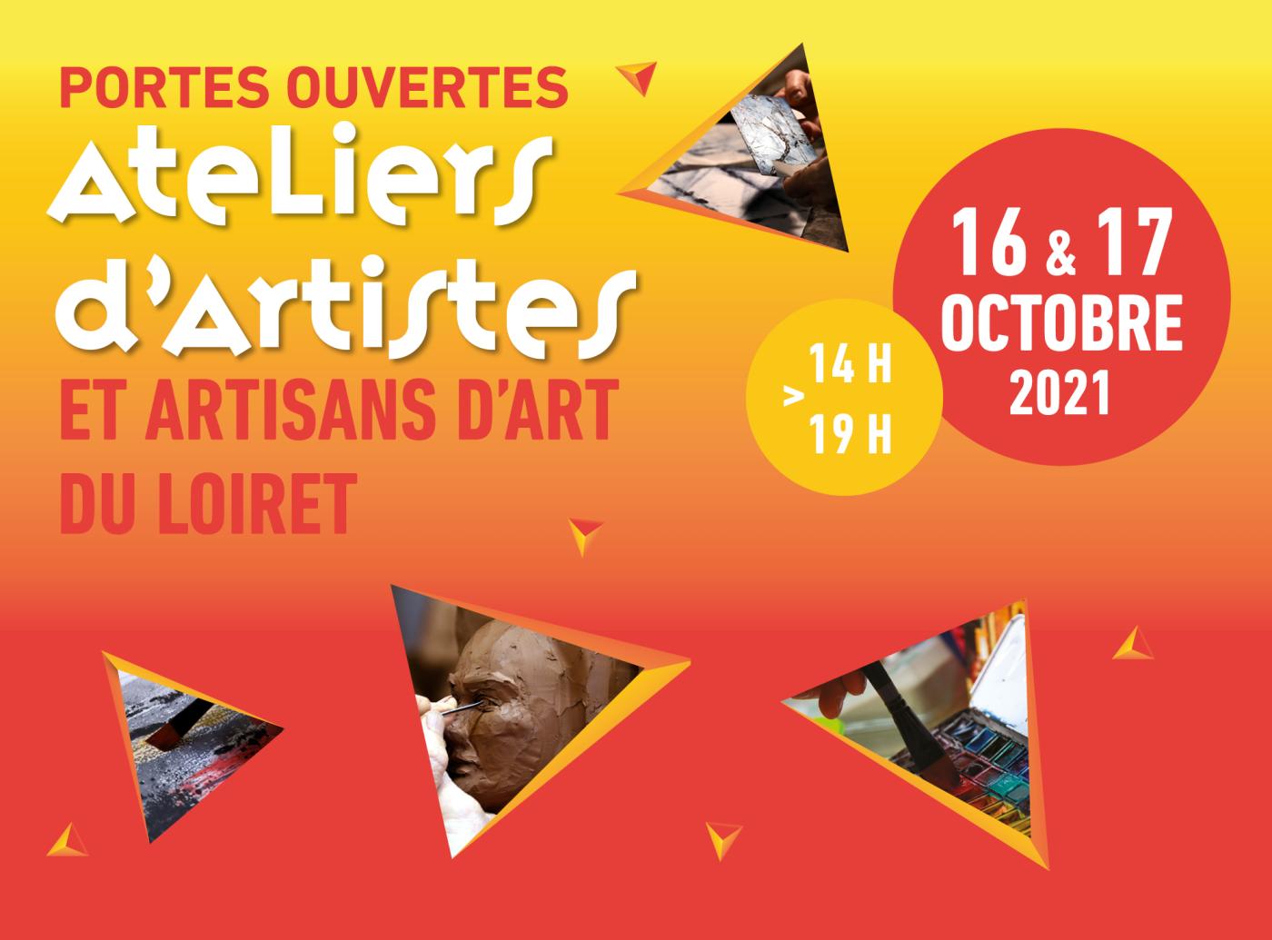 Portes ouvertes des ateliers d’artistes et artisans d’art du Loiret : 16e édition - visuel