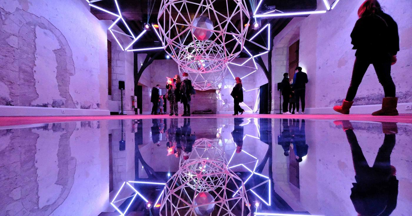 Le château de Beaugency à l’assaut des arts numériques - salle miroir