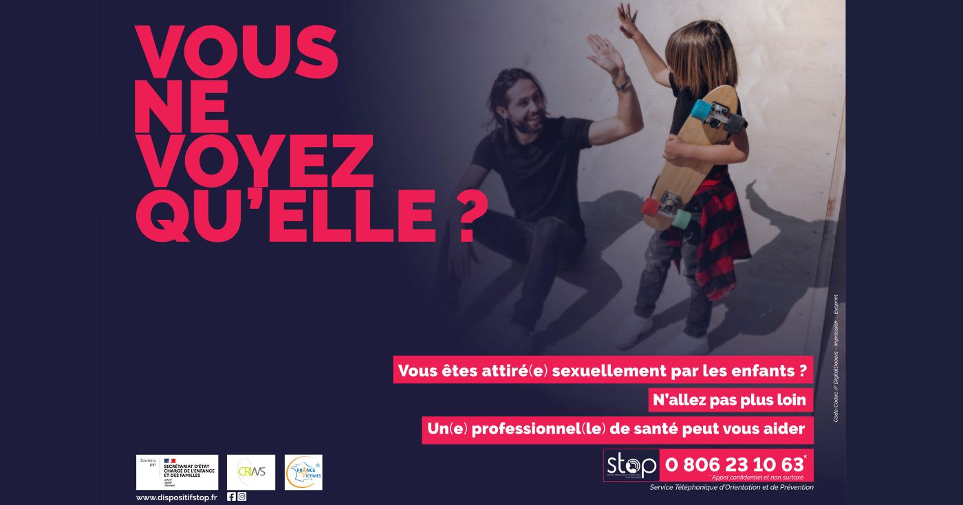 Un numéro d’appel pour prévenir les passages à l’acte des adultes sexuellement attirés par les enfants - visuel fille