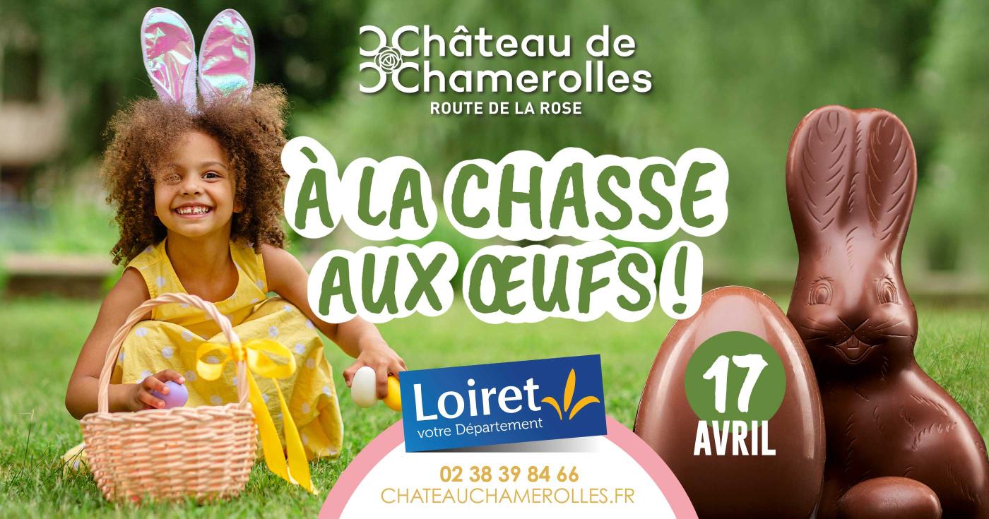 Vacances d’avril dans le Loiret : sortez, visitez, participez, jouez ! Chamerolles - chasse aux œufs