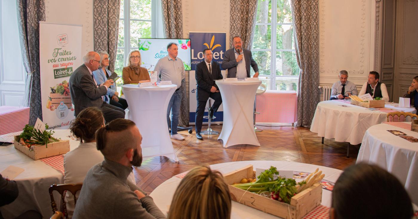 Conférence de presse Menu Signature Loiret, le 3 mai 2022