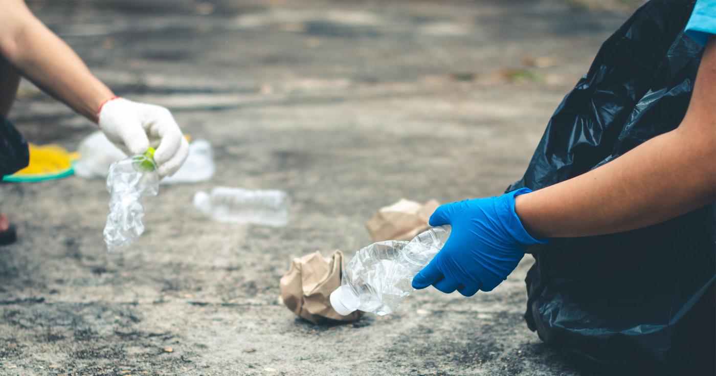 Bouteille en plastique