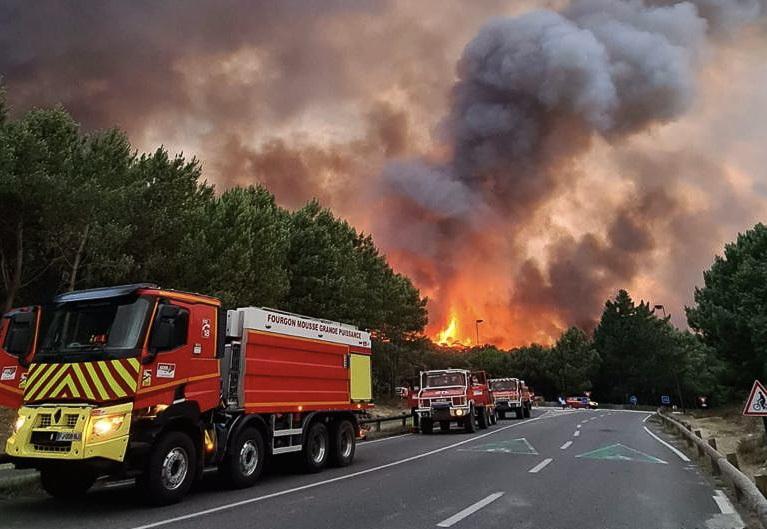 Incendie à La Teste-de-Buch