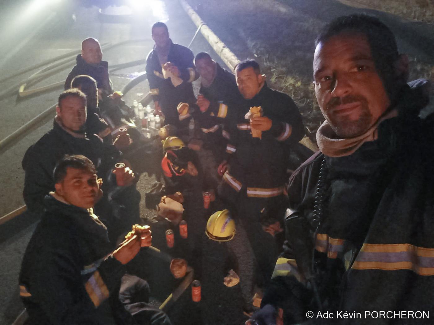 Les pompiers du SDIS45 nourris par les habitants