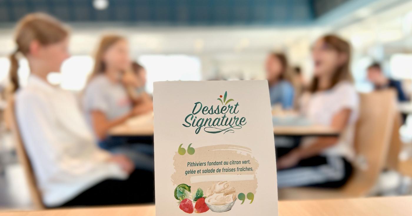 Le menu signature Loiret s’invite au collège ! étiquette Menu signature