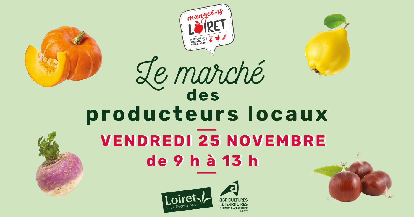 À Gien faites le plein de vitamines au marché des producteurs locaux - pub