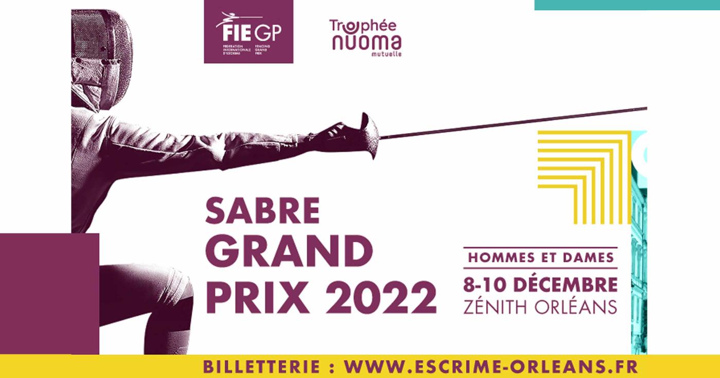 Tous pour un, un pour tous à Orléans au Grand prix de sabre 2022 - visuel