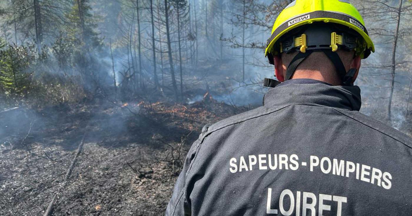 Les pompiers loirétains prêtent main forte au Canada et dans les Bouches-du-Rhône - Nicolas Rosello dans la forêt canadienne