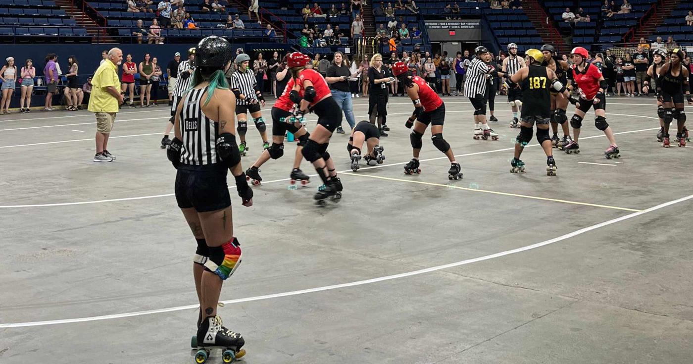 Roller derby : Les Simones d’Orléans victorieuses à la Nouvelle-Orléans - pendant le match - 1