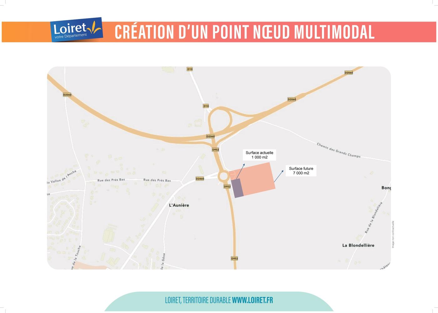 Noeud multimodal Châteauneuf-sur-Loire