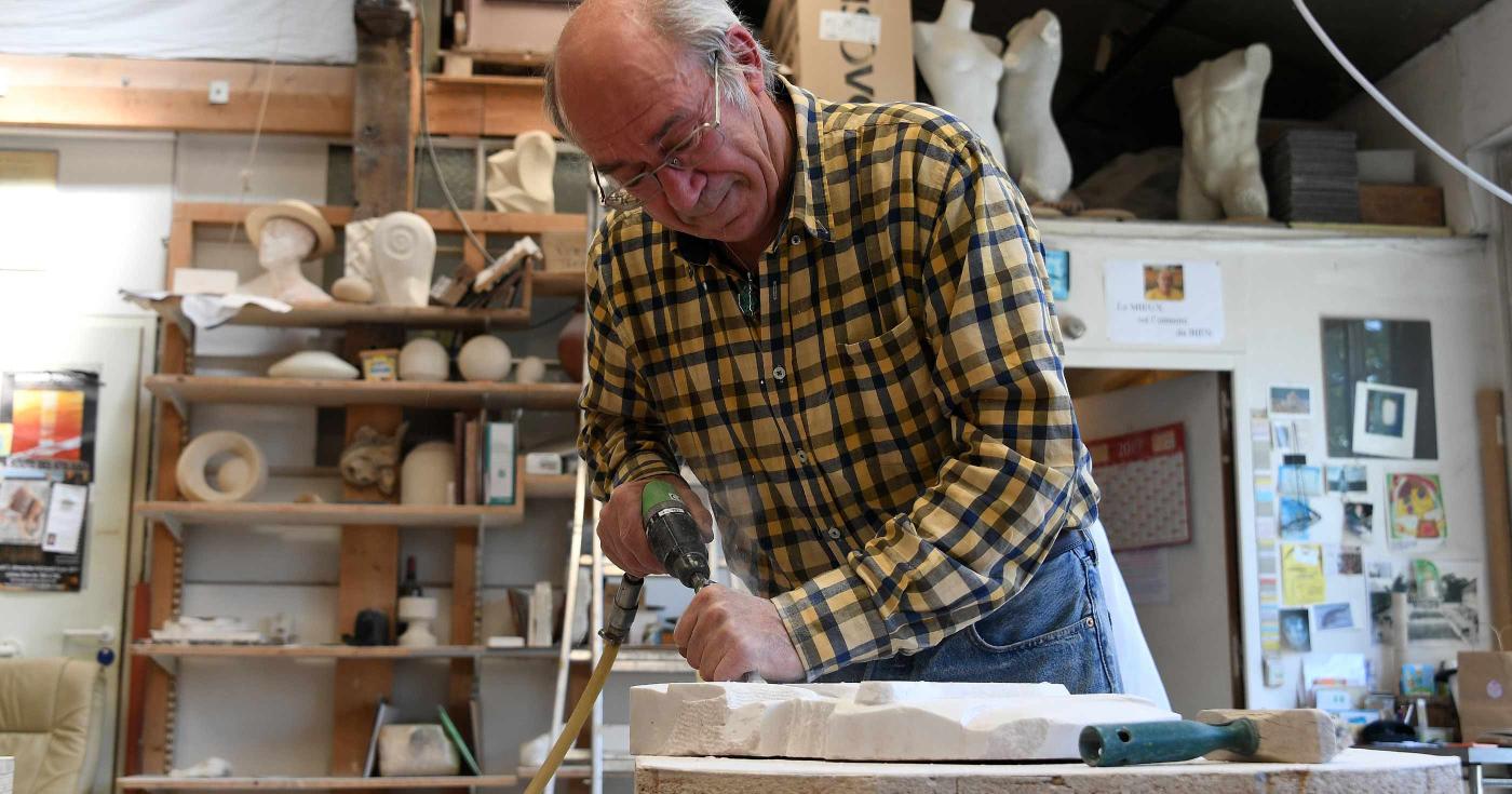 18 ans : le bel âge des Portes ouvertes des ateliers d’artistes et artisans d’art du Loiret - Pugnere Denis sculpteur