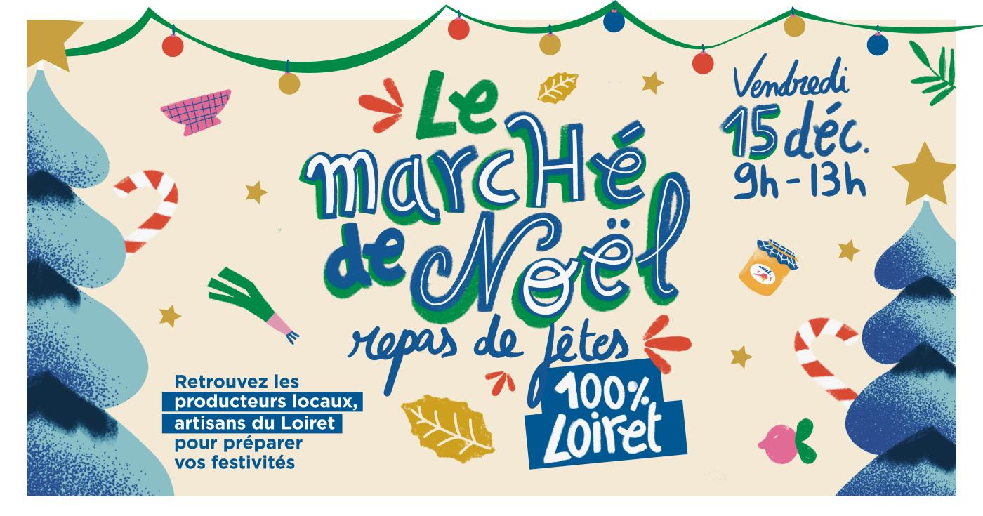 Le marché des producteurs de Noël, c’est à l’Hôtel du Département à Orléans ! image générique