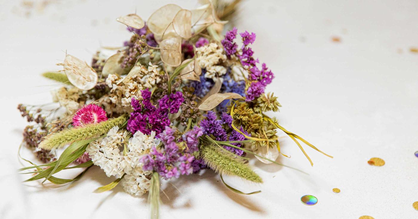 Le marché des producteurs de Noël, c’est à l’Hôtel du Département à Orléans ! Fleurs séchées