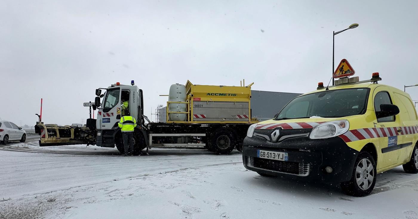 Intervention routes froid neige janvier 2024